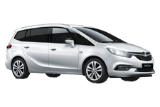 Car Hire Guiseley - Vauxhall Zafira 7-Seater - Minibus hire Guiseley